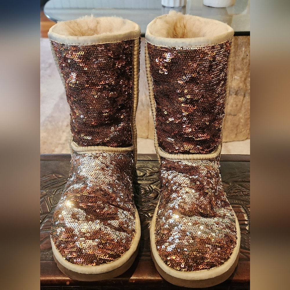 UGG CLASSIC Sequin boots women's 7